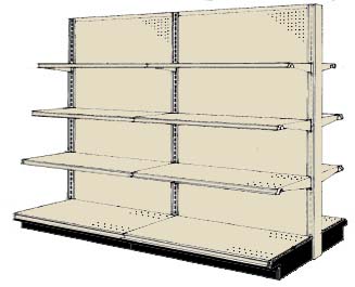 Gondola Island Display Shelving