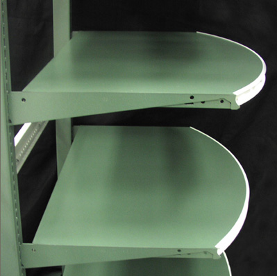 Radius Display Shelving